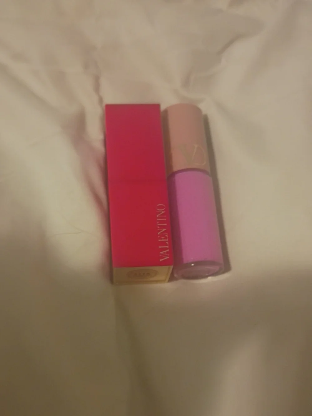 Valentino Liquid Lipstick in Bright Red And Liquid Blush In Pink